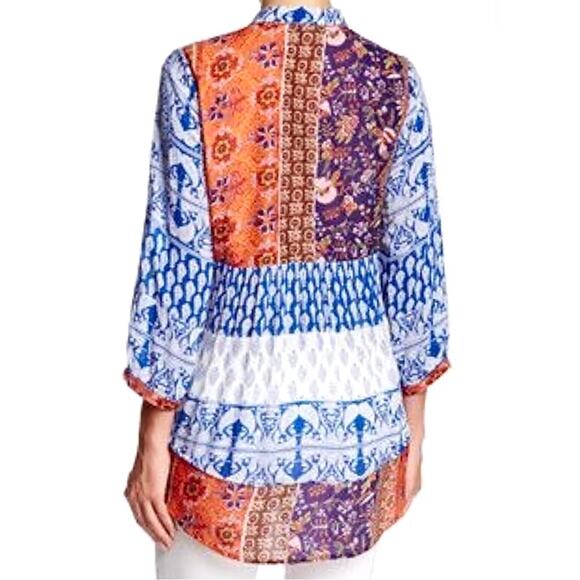 Aratta Silent Journey Paisley Moroccan Tunic Size Small - Picture 3 of 16